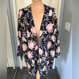 H&M Divided Floral Kimono Cover Up Cardigan
